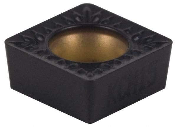 Kennametal - SCMT431 MP Grade KCU10 Carbide Turning Insert - TiAlN Finish, 90° Square, 1/2" Inscr Circle, 3/16" Thick, 1/64" Corner Radius - Benchmark Tooling