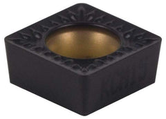 Kennametal - SCMT431 MP Grade KCM25 Carbide Turning Insert - TiN/TiCN/Al2O3 Finish, 90° Square, 1/2" Inscr Circle, 3/16" Thick, 1/64" Corner Radius - Benchmark Tooling