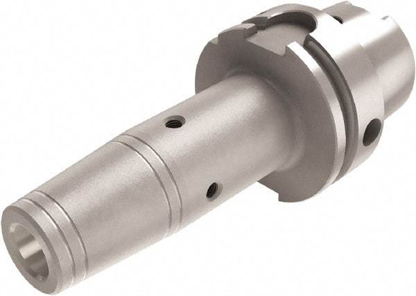 Seco - 3/8" Hole Diam, HSK100A Taper Shank Shrink Fit Tool Holder & Adapter - 5.314" Projection, 0.944" Nose Diam, 1.22" Clamping Depth, 40,000 RPM, Through Coolant - Exact Industrial Supply