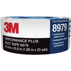 3M - 54.8m x 144mm x 12.1 mil Blue Polyethylene Cloth Duct Tape - Benchmark Tooling