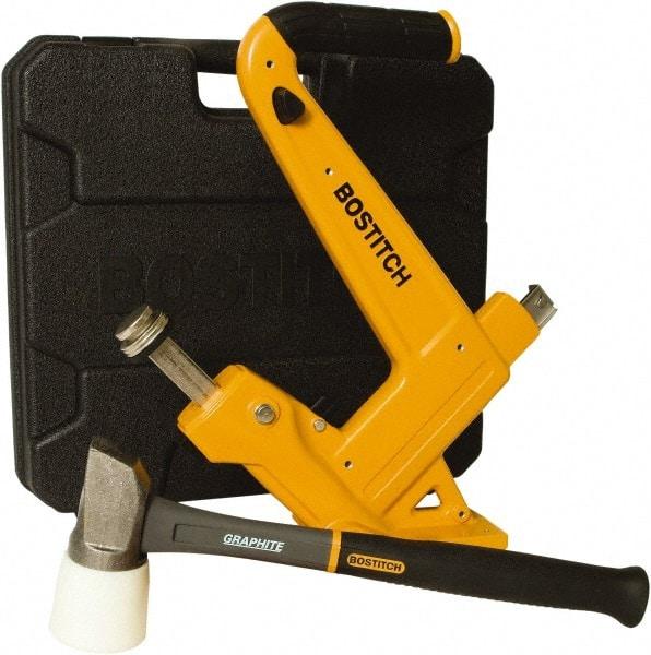 Stanley Bostitch - 1/2 to 3/4" Nail Length, 16 Gauge Flooring Air Nailer - Benchmark Tooling