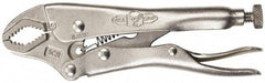 Irwin - 7" OAL Curved Jaw Locking Pliers - 3/4" Jaw Width, 1-7/8" Jaw Depth, 1-5/8" Jaw Opening, Standard Handle - Benchmark Tooling