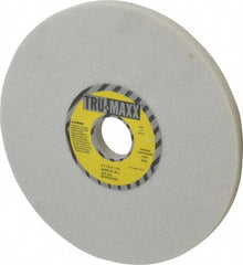 Tru-Maxx - 7" Diam x 1-1/4" Hole x 1/4" Thick, K Hardness, 60 Grit Surface Grinding Wheel - Aluminum Oxide, Type 1, Medium Grade, 3,600 Max RPM, No Recess - Benchmark Tooling