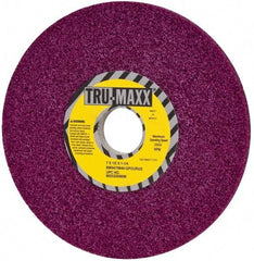Tru-Maxx - 7" Diam x 1-1/4" Hole x 1/2" Thick, G Hardness, 46 Grit Surface Grinding Wheel - Aluminum Oxide, Type 1, Coarse Grade, 3,600 Max RPM, No Recess - Benchmark Tooling