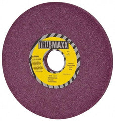 Tru-Maxx - 7" Diam x 1-1/4" Hole x 1/2" Thick, K Hardness, 46 Grit Surface Grinding Wheel - Aluminum Oxide, Type 1, Coarse Grade, 3,600 Max RPM, No Recess - Benchmark Tooling