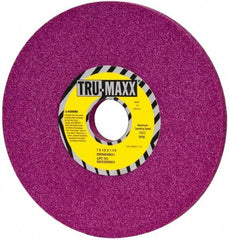 Tru-Maxx - 7" Diam x 1-1/4" Hole x 1/2" Thick, I Hardness, 60 Grit Surface Grinding Wheel - Aluminum Oxide, Type 1, Medium Grade, 3,600 Max RPM, No Recess - Benchmark Tooling