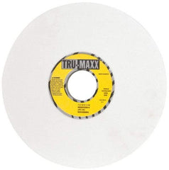Tru-Maxx - 7" Diam, 1-1/4" Hole Size, 1/2" Overall Thickness, 80 Grit, Type 12 Tool & Cutter Grinding Wheel - Medium Grade, Aluminum Oxide, K Hardness, 3,600 RPM - Benchmark Tooling