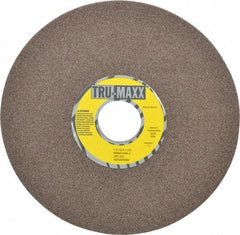 Tru-Maxx - 7" Diam, 1-1/4" Hole Size, 1/2" Overall Thickness, 60 Grit, Type 12 Tool & Cutter Grinding Wheel - Medium Grade, Aluminum Oxide, J Hardness, 3,600 RPM - Benchmark Tooling