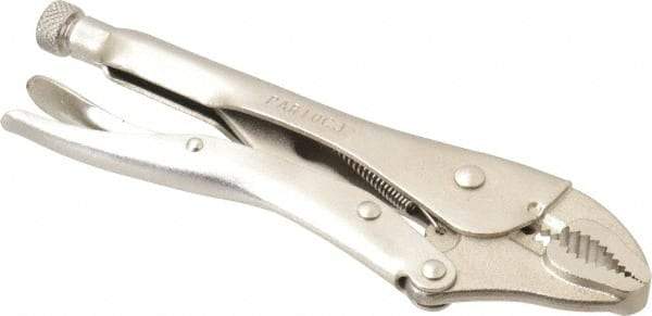 Paramount - 10" OAL Curved Jaw Locking Pliers - 1-7/8" Jaw Opening, Standard Handle - Benchmark Tooling