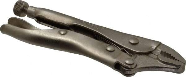 Paramount - 5" OAL Curved Jaw Locking Pliers - 1-1/8" Jaw Opening, Standard Handle - Benchmark Tooling