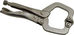 Paramount - 6" OAL C-Clamp Locking Pliers - 1-1/2" Jaw Depth, 2" Jaw Opening, Standard Handle - Benchmark Tooling