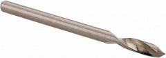 Accupro - 1/8" Body Diam, 90°, 2" OAL, Solid Carbide Spotting Drill - Benchmark Tooling