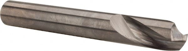 Accupro - 3/8" Body Diam, 120°, 3" OAL, Solid Carbide Spotting Drill - Benchmark Tooling