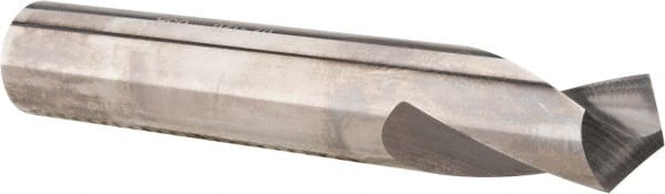 Accupro - 1/2" Body Diam, 120°, 3" OAL, Solid Carbide Spotting Drill - Benchmark Tooling