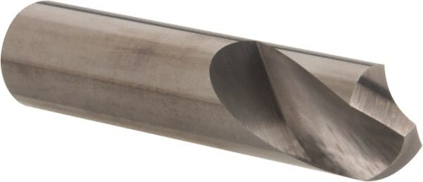 Accupro - 5/8" Body Diam, 120°, 3" OAL, Solid Carbide Spotting Drill - Benchmark Tooling