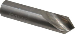 Accupro - 7/8" Body Diam, 90°, 4" OAL, Solid Carbide Spotting Drill - Benchmark Tooling