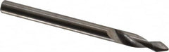 Accupro - 3mm Body Diam, 60°, 38mm OAL, Solid Carbide Spotting Drill - Benchmark Tooling