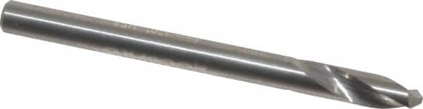 Accupro - 4mm Body Diam, 120°, 51mm OAL, Solid Carbide Spotting Drill - Benchmark Tooling