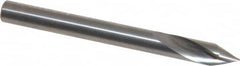 Accupro - 6mm Body Diam, 60°, 63mm OAL, Solid Carbide Spotting Drill - Benchmark Tooling