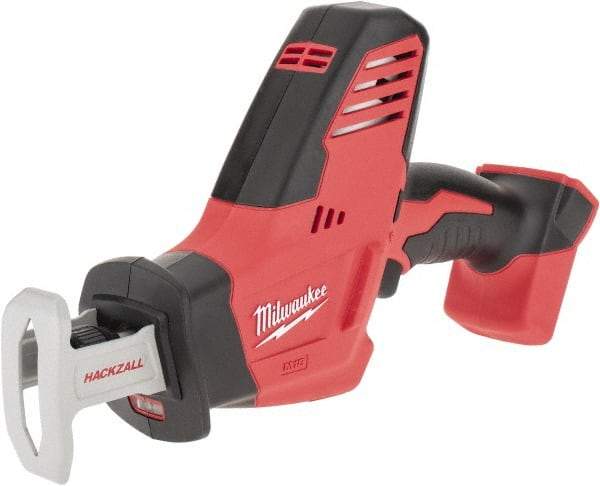 Milwaukee Tool - 18V, 0 to 3,000 SPM, Cordless Reciprocating Saw - 3/4" Stroke Length, 13" Saw Length, Lithium-Ion Batteries Not Included - Benchmark Tooling