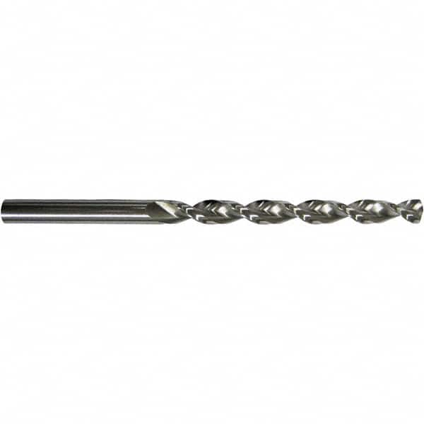 Taper Length Drill Bit: 0.2244″ Dia, 130 ° Bright/Uncoated, 3.5827″ Flute Length, 5.4724″ OAL, RH Cut, Parabolic Flute, Straight Shank, Series 501