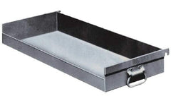 Durham - 1 Shelf, Steel Open Front Hook-On Tray - 36" Long x 15" Wide x 6" High - Benchmark Tooling