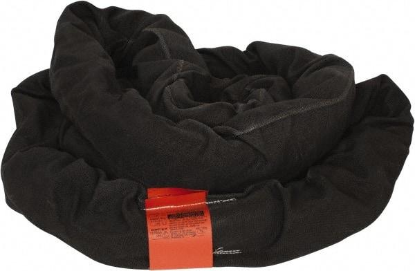 Lift-All - 8' Long x 5-1/4" Wide, 90,000 Lb Vertical Capacity, Polyester Web Sling - 72,000 Lb Choker Capacity, 3-5/8" Diam Chain, Black - Benchmark Tooling