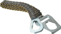 Lift-All - 6' Long x 2" Wide, 2,300 Lb Vertical Capacity, Steel Web Sling - 2,300 Lb Choker Capacity - Benchmark Tooling