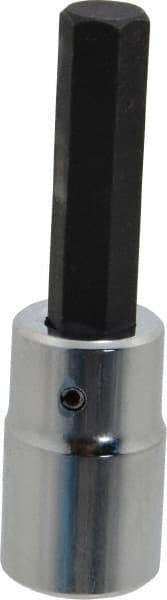 Proto - 1/2" Drive, 7/16" Hex Bit Socket - 3-1/4" OAL, 1-3/4" Bit Length - Benchmark Tooling