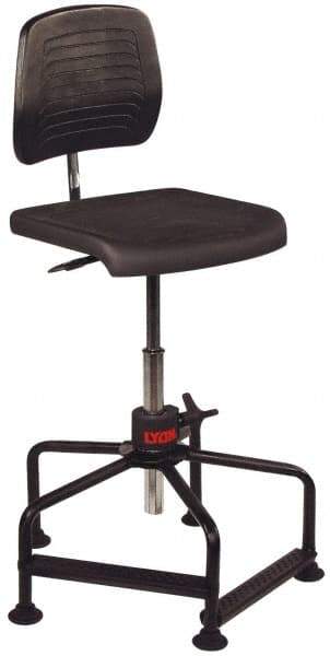 Lyon - Adjustable Chair - Polyurethane Seat, Black - Benchmark Tooling