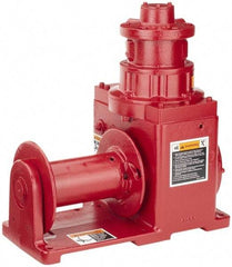 THERN - 2,000 Lbs. Cable Limit Pneumatic Dura-Hoist Winch - 50 Ft. Cable Long - Benchmark Tooling