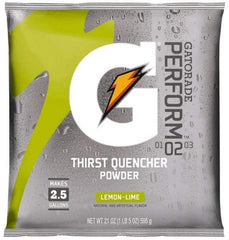 Gatorade - 21 oz Pack Lemon-Lime Activity Drink - Powdered, Yields 2.5 Gal - Benchmark Tooling