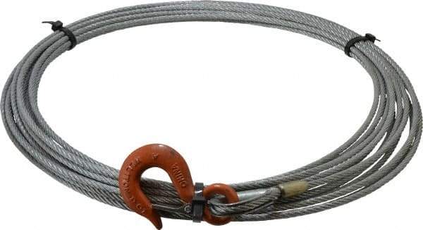 Lift-All - 1/4" Diameter x 50' Length Winch Cable - Benchmark Tooling