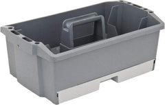 Flambeau - 12 Compartment 1 Tray Utility Tool Box - 13-3/4" Wide x 9" Deep x 4" High, Copolymer Resin, Gray - Benchmark Tooling