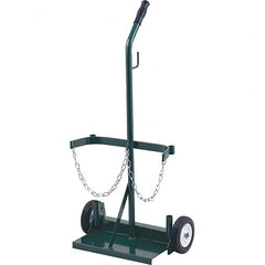 Harper Trucks - 39-1/2" OAH Hand Truck - Single Grip Handle, Semi-Pneumatic Wheels - Benchmark Tooling