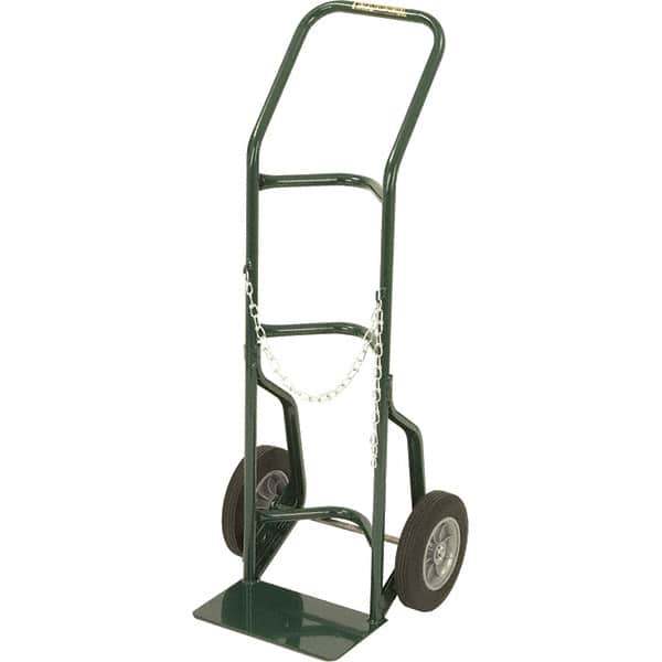 Harper Trucks - 48" OAH Hand Truck - Swept Back Handle, Solid Rubber Wheels - Benchmark Tooling