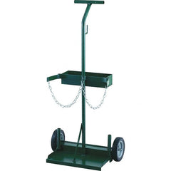 Harper Trucks - 43-1/2" OAH Hand Truck - Single Grip Handle, Semi-Pneumatic Wheels - Benchmark Tooling