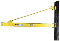 Value Collection - 2,000 Lb Load Capacity, Steel Jib Crane - 10' Span - Benchmark Tooling