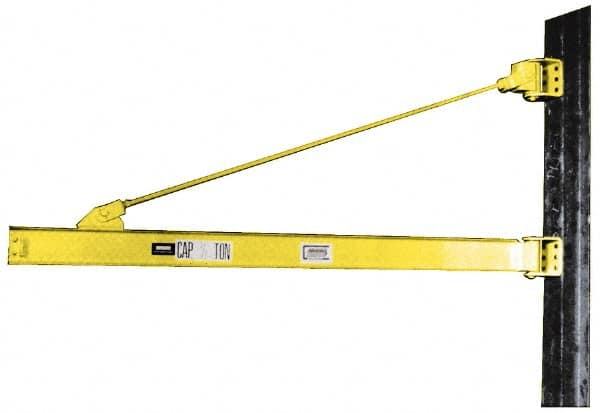 Value Collection - 1,000 Lb Load Capacity, Steel Jib Crane - 8' Span - Benchmark Tooling