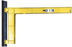 Value Collection - 2,000 Lb Load Capacity, Steel Jib Crane - 12' Span - Benchmark Tooling