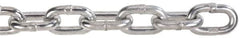 Peerless Chain - 75 Ft. Long, 5400 Lbs. Load Capacity, Carbon Steel High Test Chain - 43 Grade, 1.149 Inch Inside Long x 0.6 Inch Inside Wide - Benchmark Tooling