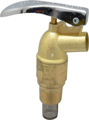 Value Collection - 3/4" NPT Zinc Rigid Drum Faucet - FM Approved, External Arrester, Self Closing - Benchmark Tooling