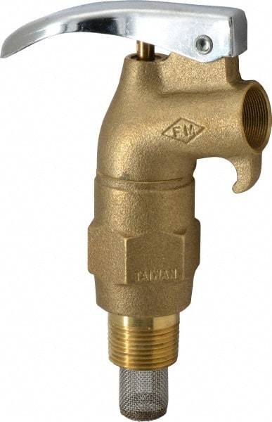 Value Collection - 3/4" NPT Brass Rigid Drum Faucet - FM Approved, External Arrester, Self Closing - Benchmark Tooling