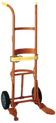 Wesco Industrial Products - 1,000 Lb Load Capacity, 55 Gal Drum Hand Truck - 23-1/2" Wide x 59-3/4" High, 2 Wheels - Benchmark Tooling