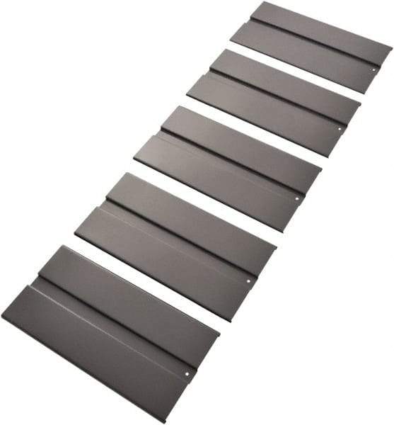 Edsal - 60" Wide, Open Shelving Ribbed Steel Decking - 36" Deep, Use with Edsal System II - Benchmark Tooling