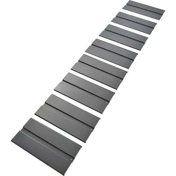 Edsal - 96" Wide, Open Shelving Ribbed Steel Decking - 48" Deep, Use with Edsal System II - Benchmark Tooling