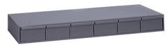 Durham - 6 Drawer, Small Parts Steel Storage Cabinet - 11-5/8" Deep x 33-3/4" Wide x 4" High - Benchmark Tooling