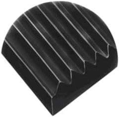 Wearwell - 105 Ft. Long x 2 Ft. Wide, Vinyl Surface, Ribbed Entrance Matting - 1/8 Inch Thick, Indoor, Vinyl, Black, Series 381 - Benchmark Tooling