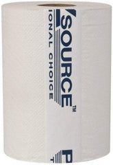 PRO-SOURCE - Hard Roll of 1 Ply White Paper Towels - 8" Wide, 350' Roll Length - Benchmark Tooling