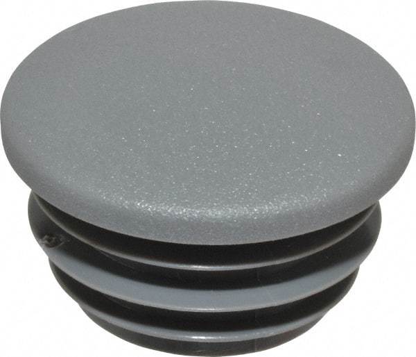 Kee - 1" Pipe, Plastic Plug Pipe Rail Fitting - Gray - Benchmark Tooling